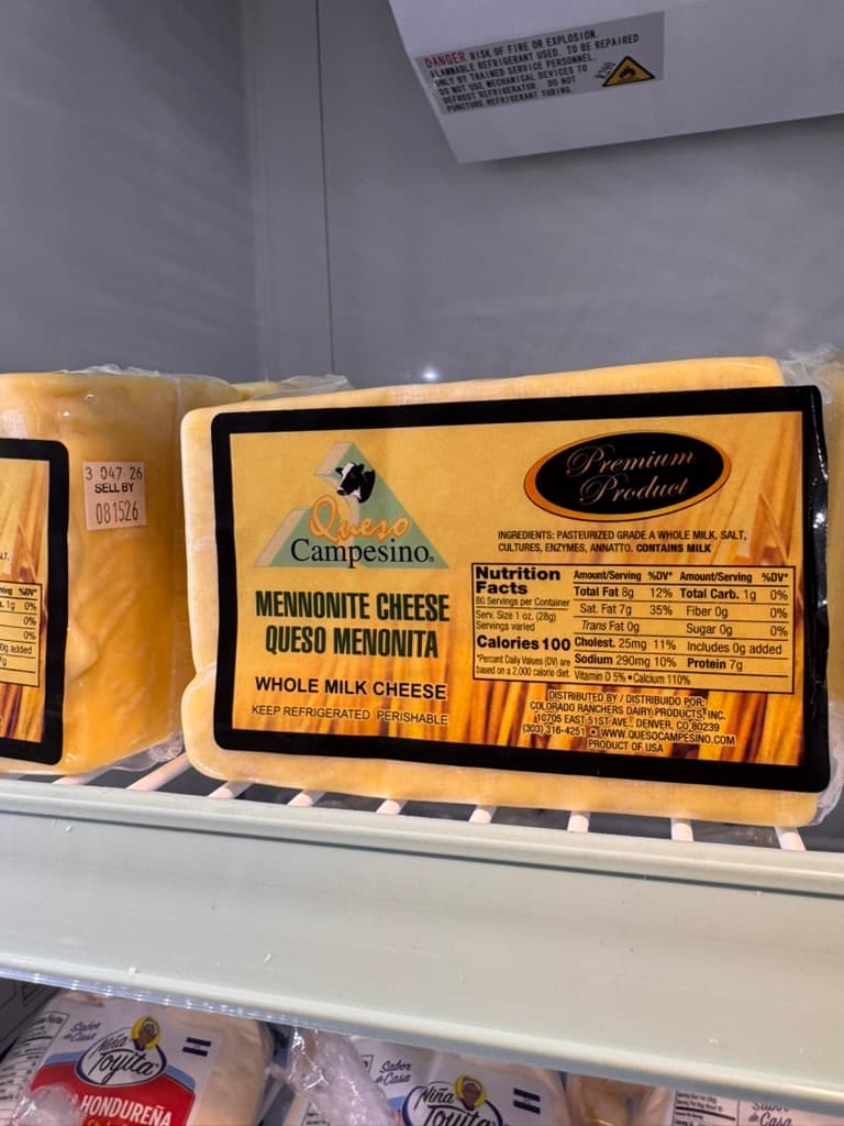 mennonite cheese